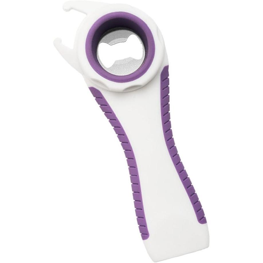 Amiaus Jar Can Opener Multifunction Bottle Lid Grippers for Weak Hand, Elderly, Seniors, Arthritis Sufferers, Blue White Purple