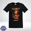 Crazy Rooster F-CAW-F Funny Cartoon Chicken T-Shirt