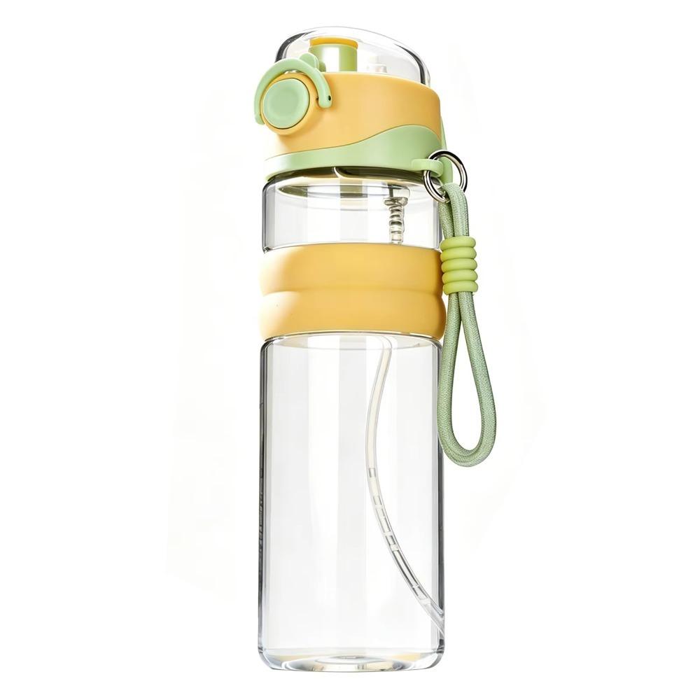 Dual-Use Spray Water Bottle Large Capacity Outdoor Water Bottle Sport Water Bottle  Gymnasium жёлтый