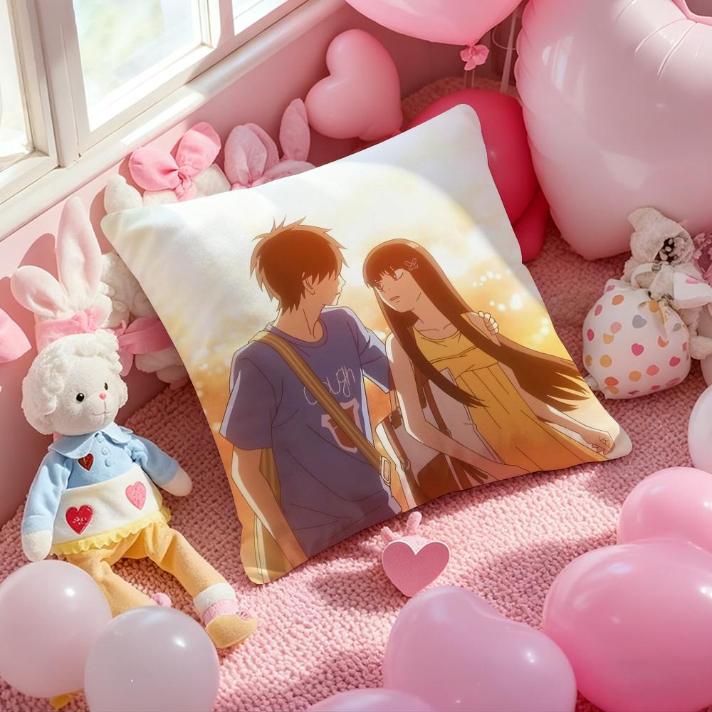 Comics K-Kimi Ni TodokeS Classic Cushion Cover Pattern Printed Pillowcase for Living Room Sofa Cushion Cover & Bedroom Decor
