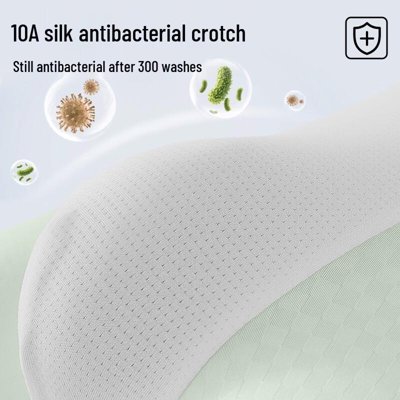 Mao Ren Youth Ice Silk Boxer Briefs - 4 Pack