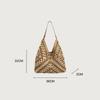 Summer Beach Straw Women Hollow Out Female Vacation Shoulder Bags Hand Woven Seaside Tote Bag Ladies Knitted Handbags