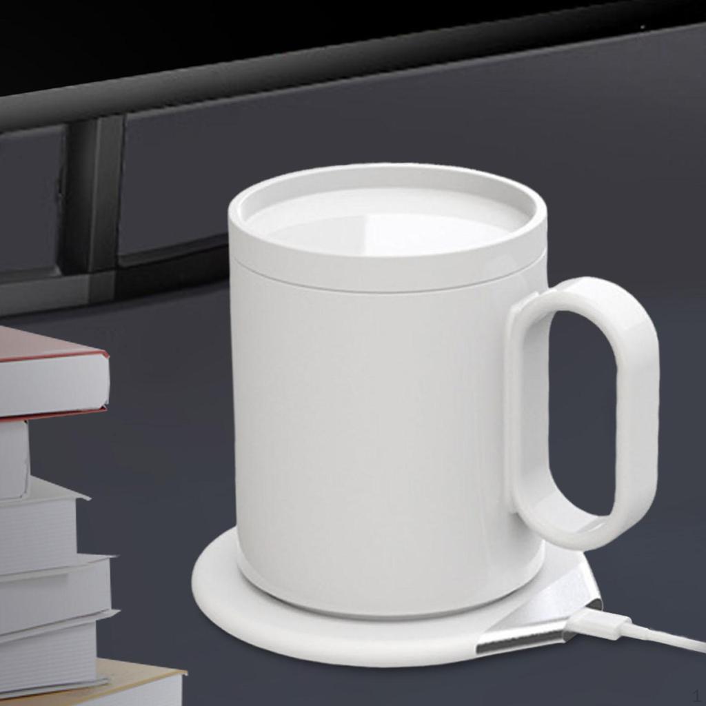 Kaffeetassenwärmer und Set, Elektrischer Wärmer, 55 °C Konstante Temperatur, Tee