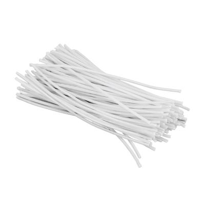 100 piezas 4.7 pulgadas de largo Mecha de algodón para velas DIY Fabricación de velas Algodón encerado sin humo