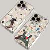 Cute Cartoon Totoros Phone Case for iPhone 17 Air 16 15 14 Plus 13 12 11 Pro Max X Xs XR 8 E Soft TPU Transparent Cover