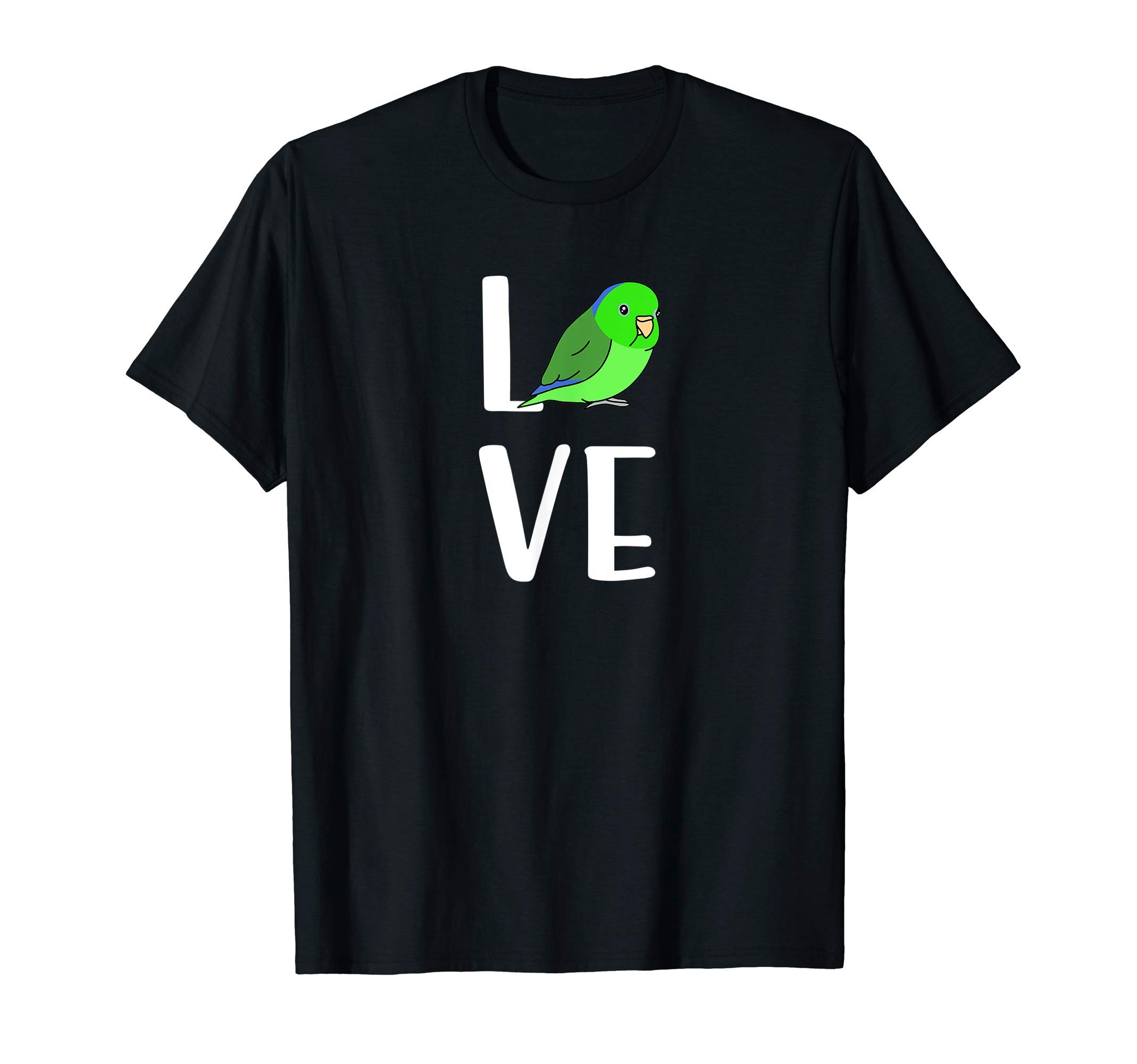

Chubby Terril Parakeet Loves Pet Parrot Cute T-shirt чорний