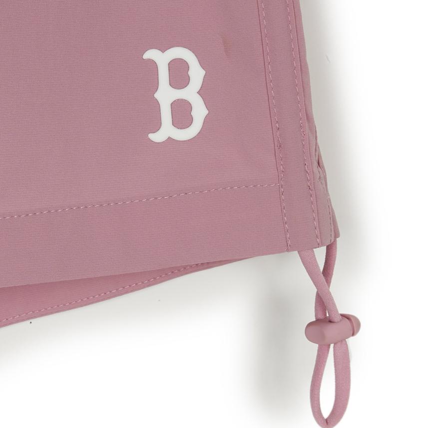 New MLB Basic Boston Red Sox Casual Shorts Women's Hemp Pink 3FSMB0153-43PPM
