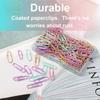 Macaron Colored Paper Clips 400 PCS Small Size Paper Clip 1.1 Inch (28mm) 2 Boxes of 200 PCS Each PaperClips Suitable for Office School Paperwork and