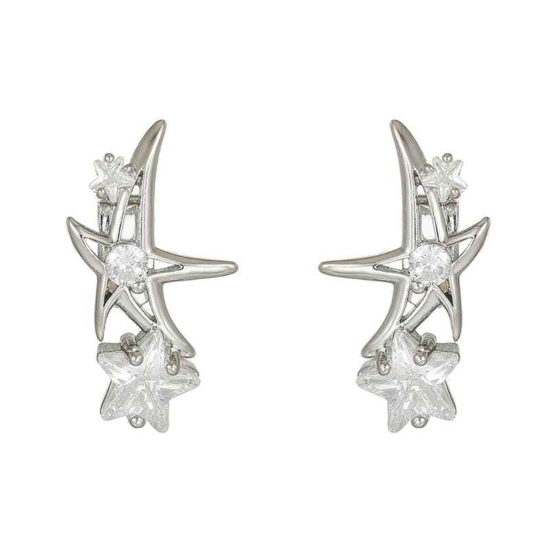 

2 Piece Fashionable Star Alloy Ear Clip Attachment Earphone Charm For FreeClip 1 2 Earbuds Sound Enhancement 1