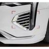 2PCS For Cadillac CT4 2020-2025 Chrome ABS Front Bumper Fog Light Frame Trim