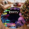 Poppy Playtime Pattern Round Rug, Indoor/Outdoor Mat, for Picnic, Gameroom, Bedroom, Office, Living Room, Home Decor Carpet, Birthday Gift