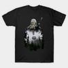 Schwarzes T-Shirt mit Aufdruck für Herren, supergroß, The Witcher Iconic, Baumwolle, ohne Schnitt, Transferpapierdruck