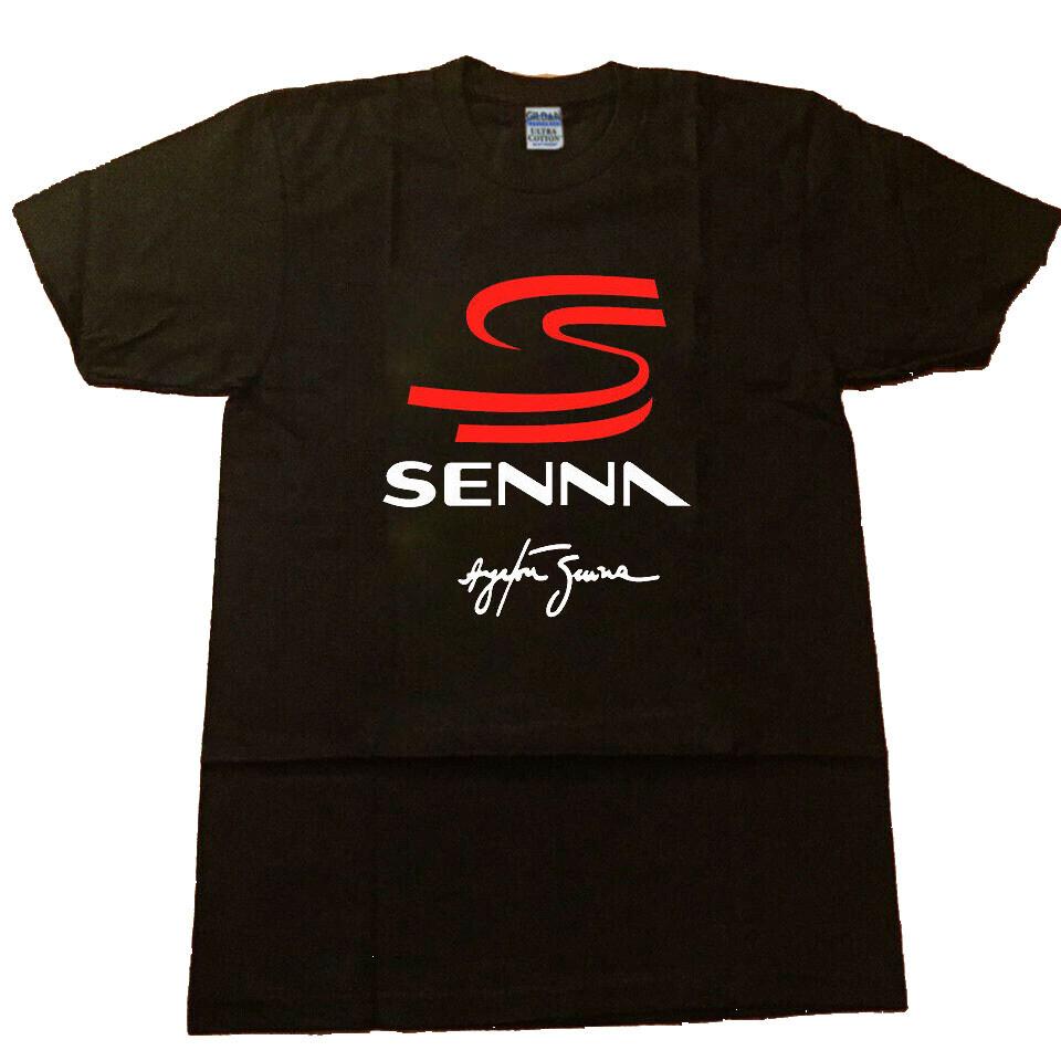 Ayrton Senna Logo Signature T-Shirt M