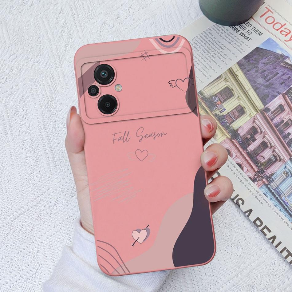 Für Xiaomi Poco M5 M5S Handyhülle Monster Katze Kamera Schutz Upgrade Flüssigsilikon Stoßstange Für Poco M 5 S Rückseitenabdeckung Schale