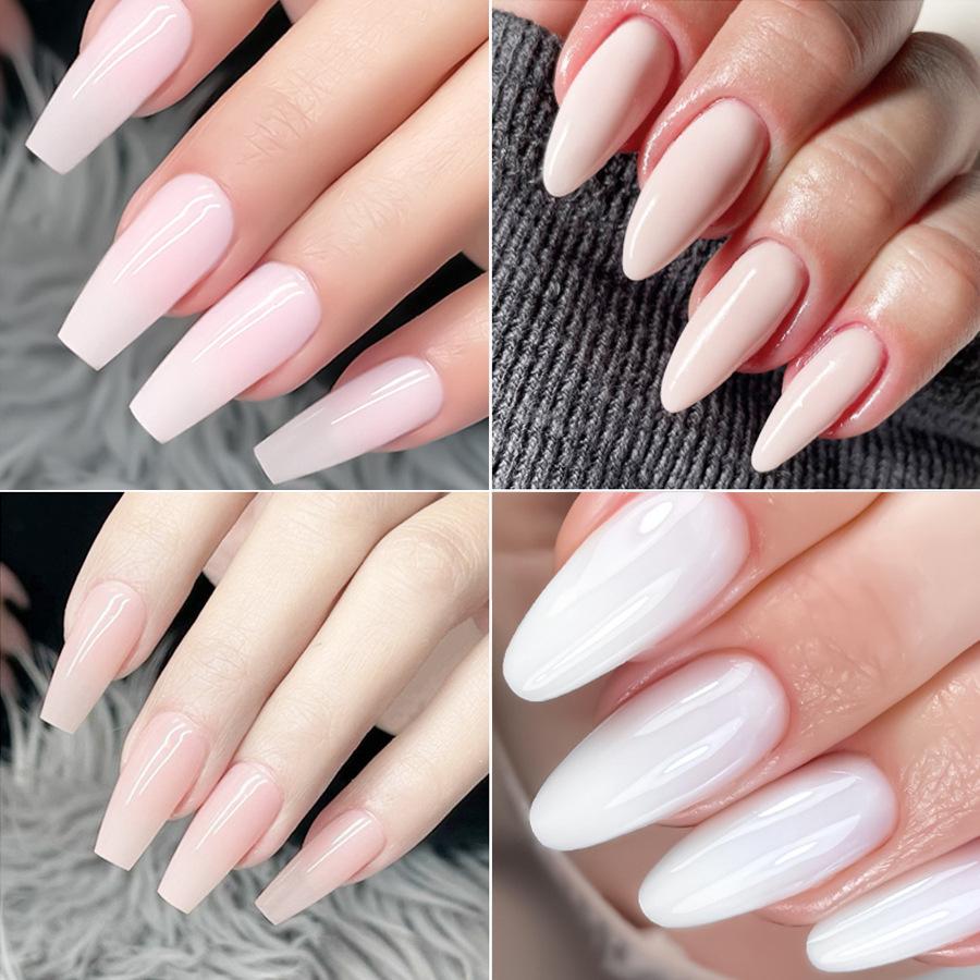 UV/LED Nail Extension Gel Crystal Phototherapy Gel Sculpting Quick-Curing Solid Gel DIY Salon Nail Art Tool