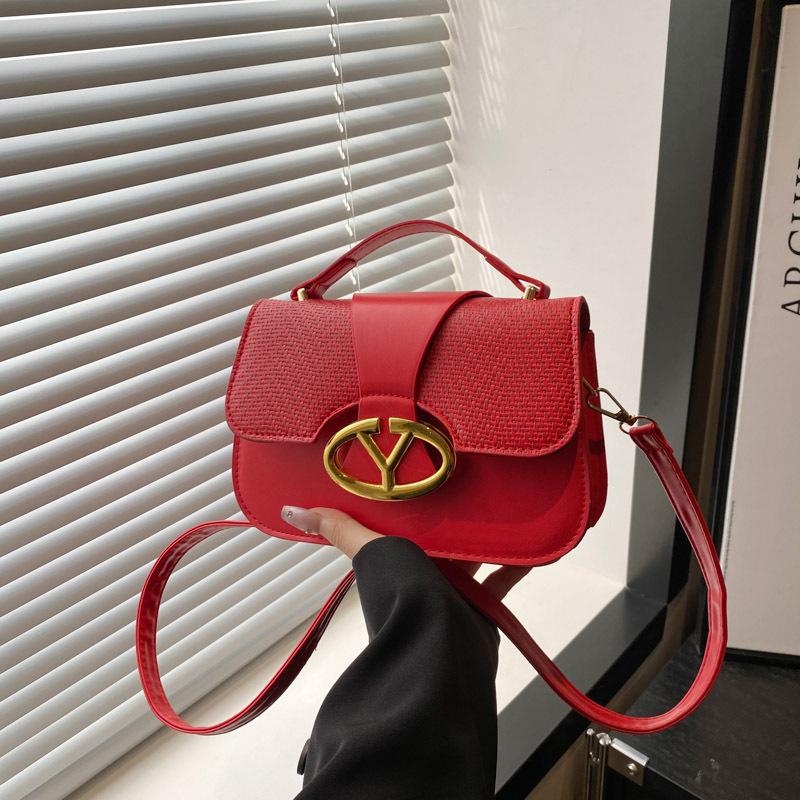 Neue schöne High-End-Textur Trend Nischendesign Handtasche Vielseitige Pendler Schulter Umhängetasche