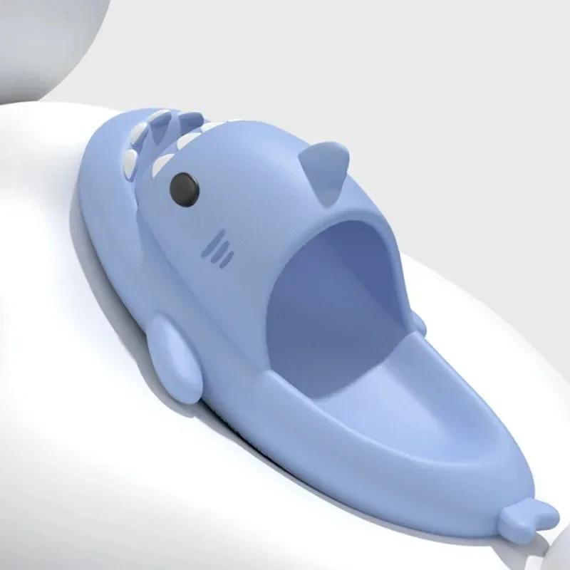 Módní Shevalues Krásné Dětské Žabky Žralok Děti Léto Pláž Žraločí Sandály Pohodlné Měkké Ploché Nazouvací Chlapecké Dívčí Domácí Koupelové Žabky