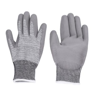 Working Gloves Level F Cut Resistant PU Coated Breathable for Maintenance Horticulture L