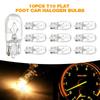 Gerinkoken 10 Pcs LED Bulb Replacement Parts Clear Glass High Temperature Resistant Halogen