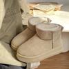 New Thick-soled Snow Boots, Waterproof and Anti-slip Short Boots for Women, Fleece Cotton Shoes