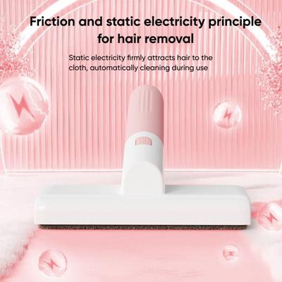 Removable Handle Pet Hair Remover Portable Pet Comb Dust Sticky Cleane Cling Fur Zapper Multifunctional Hairball Remover Brush