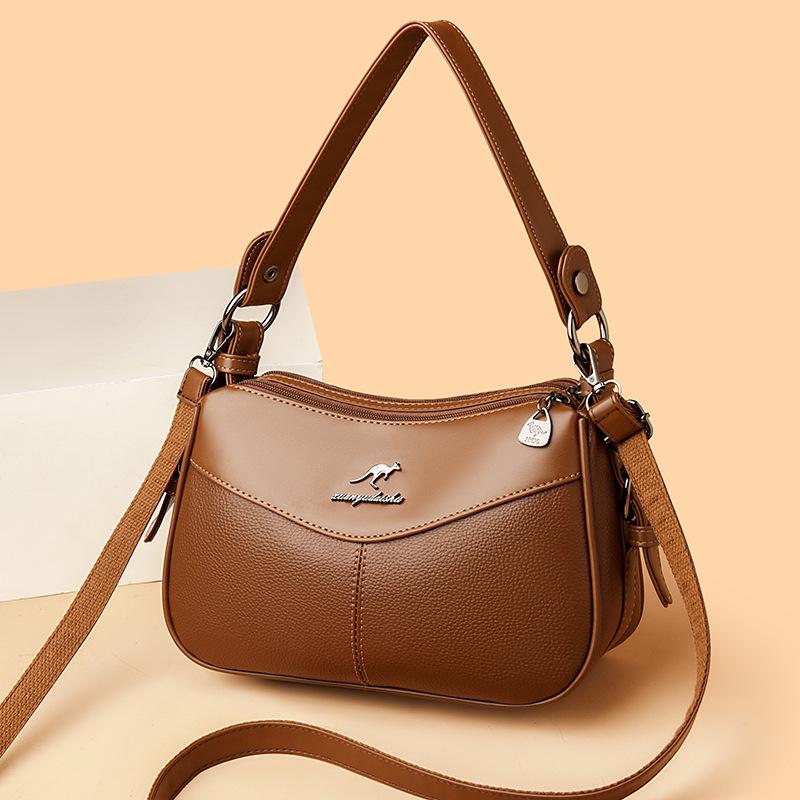 New Fashionable and Versatile Wear-resistant and Durable Ladies Handbag - Trendy Patchwork Crossbody and Shoulder Bag