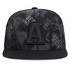 New A Graffiti Embroidery Flat Brimmed Hat Men'S Retro Baseball Hat Hip Hop Hat Women'S Outdoor Decorative Hat Sunshade Hat