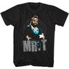 Mr T Arms Folded Black Blue Photo Men T Shirt The A Team B.A. Baracus