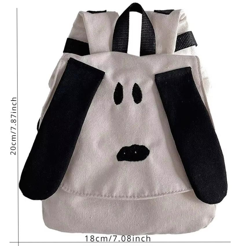 

1 Pcs Backpack Cartoon Cute Dog Boys and Girls Small Book Bag Fashion Baby Contrast Canvas Travel Bag School Bags WAQ0644