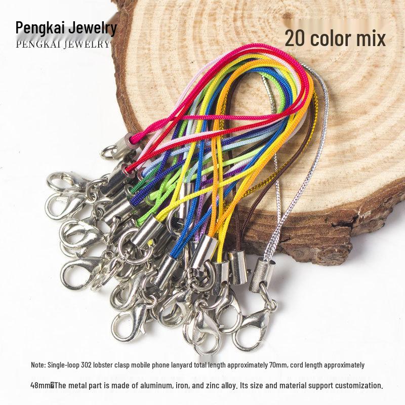 DIY Buntes Handy-Lanyard mit Karabinerverschluss – Handgefertigtes Schmuckaccessoire und Anhängerseil