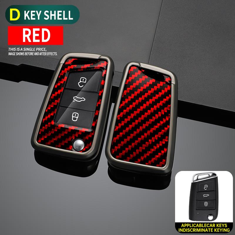 

Alloy Car Remote Key Case Cover Protect Shell Bag For VW Volkswagen Golf 7 MK7 Tiguan MK2 SEAT Ateca Leon FR Ibiza Skoda Octavia