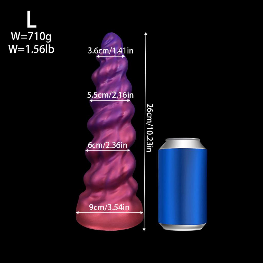 Premium Soft Silicone Spiral Butt Plug - XXL Size Anal Sex Toy for Women and Men, Beginner Friendly Anal Relaxation