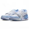 Jordan Legacy 312 Abrasion Resistant Slip Resistant Low Top Vintage Basketball Shoes Women's White Blue FQ7827-104(Team181-)