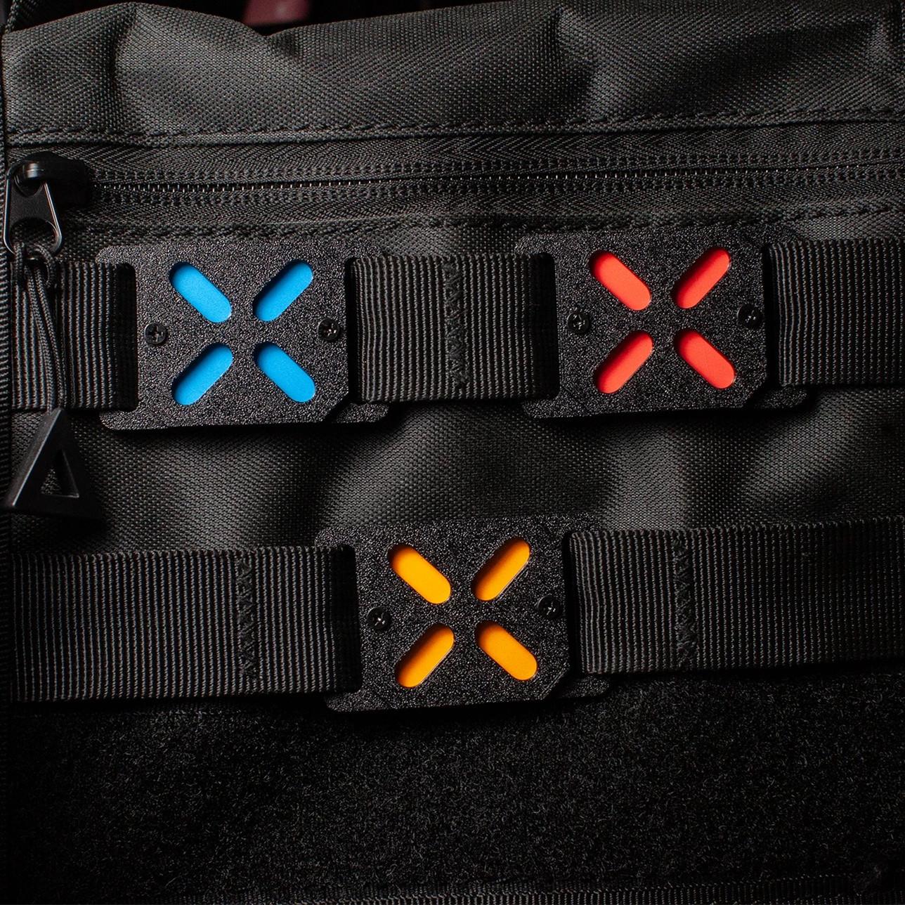 

3D Printing Luminous Recognition Morale Badage Tactical MOLLE Webbing Decorative Plastic Clip Buckle Backpack Accessories
