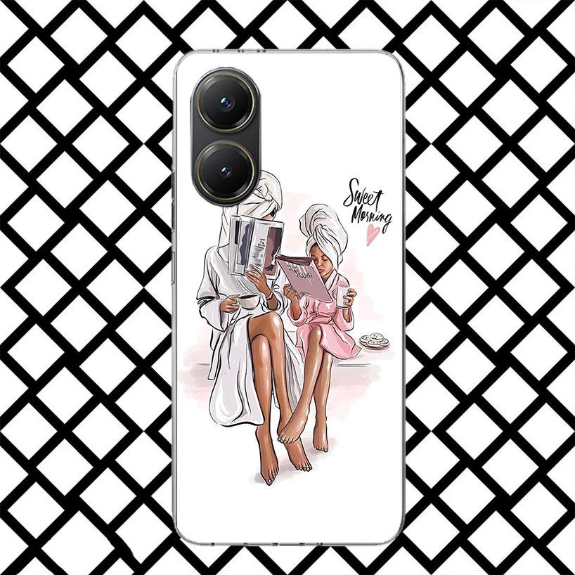 Baby Mom Girls Phone Case for Xiaomi Poco F7 Ultra X7 X6 X5 Pro X4 Gt M8 M7 Redmi 15 15C 13 13C 12 12C Soft Cover Fundas Poco F7