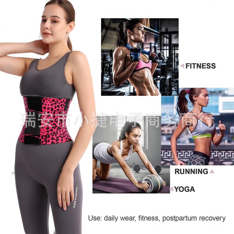 New Abdominal Belt Waist Trainer Plastic Belt Women's Belt Elastic Elastic Abdominal Belt Sports Belt