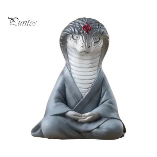 

Статуэтка змеи из смолы Дзен 2025 год Змеи Украшение для медитации Статуэтка змеи для удачи, богатства, домашнего офиса, автомобиля, декор рабочего стола серый