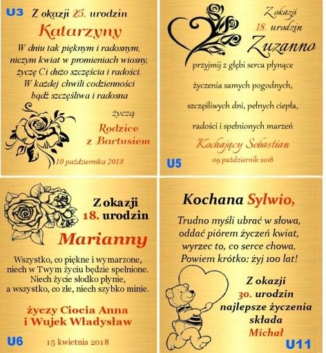 Złoty Łańcuszek 925 Skrzydło Anioła Grawer
