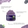 Blackberry Sugar body Scrub gently cleanses and exfoliates, making the skin smooth and tender