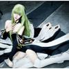 Code Geass CC Cosplay Jelmez És Parókák Lelouch A Lázadásból C.C. Ruhák Hangyaku No Lelouch Queen CC Fűző