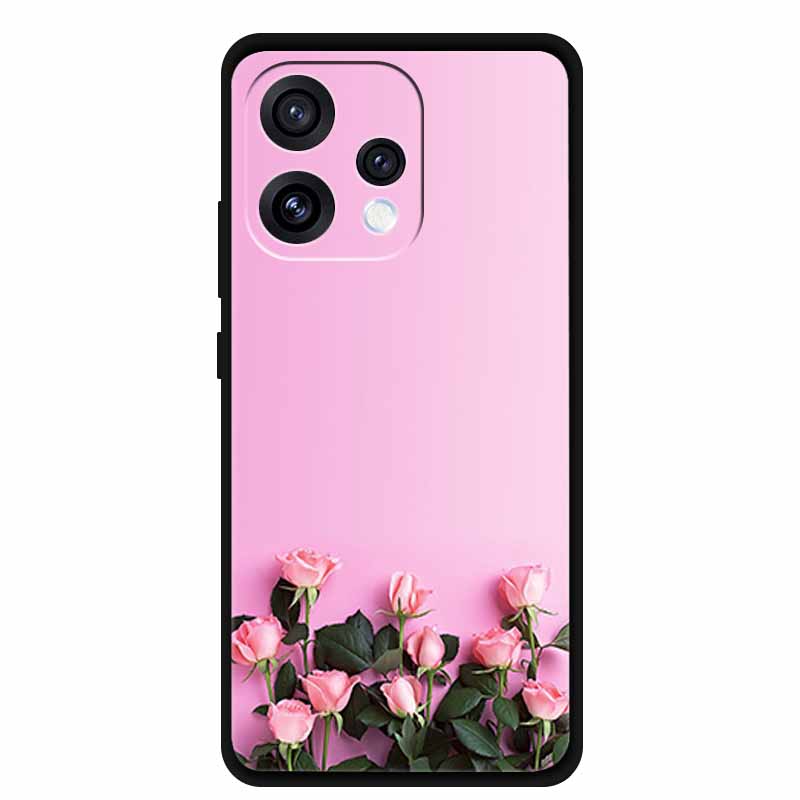 

Для Oppo Reno 15 15c Чохол Свіжа Квітка М який Силікон ТПУ Чохли для Телефону для Reno15 Reno15C Ударостійкий Крутий Вовк Тварини Захисний For Reno 15 Global