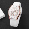 Silicone Strap Women Watches Simple Dial Ladies Quartz Wristwatch Reloj Girls Clock Gift(Without Box)
