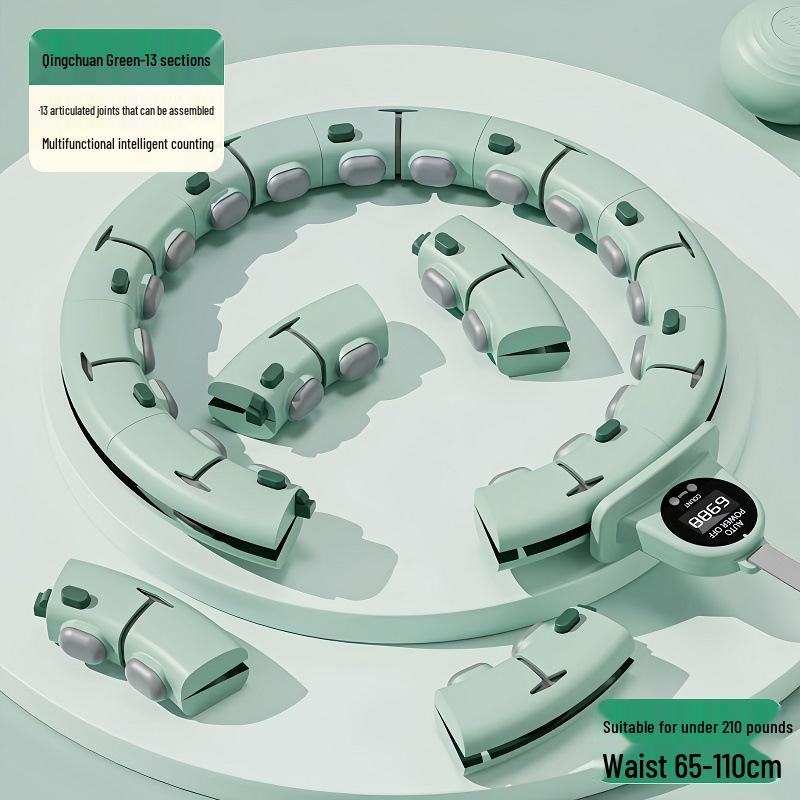 Inteligentne liczenie Hula Hoop: Damski Cichy, Odpinany, Nieopadający Design do Redukcji Tkanki Tłuszczowej na Brzuchu