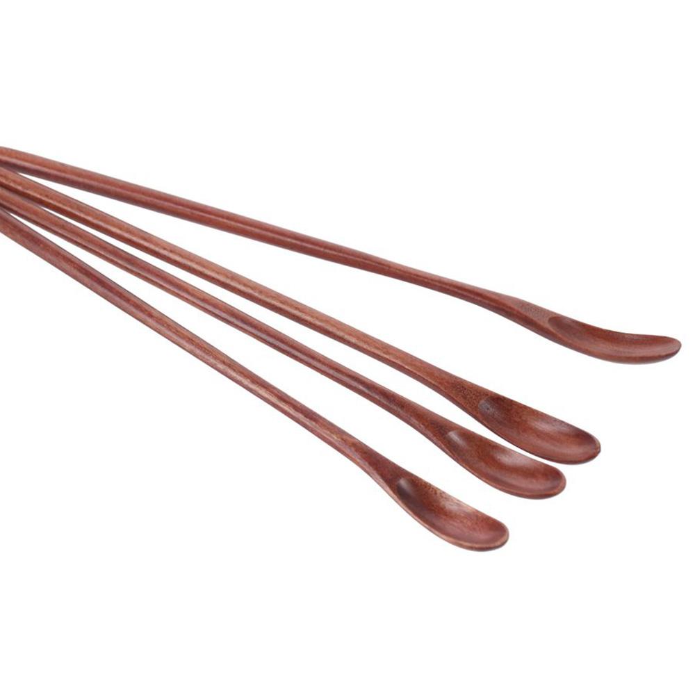 Wooden Wooden Spoons 7.8X0.59inch 13x2inch Wood Coffee Spoons Vintage Stirrer Spoon for Kitchen Soup Coffee Honey