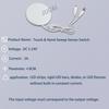 Strong Penetration Touch Dimmer 5-24V 5A 60W. for Non-Constant Current LED Lights Hidden or Sticky Installation