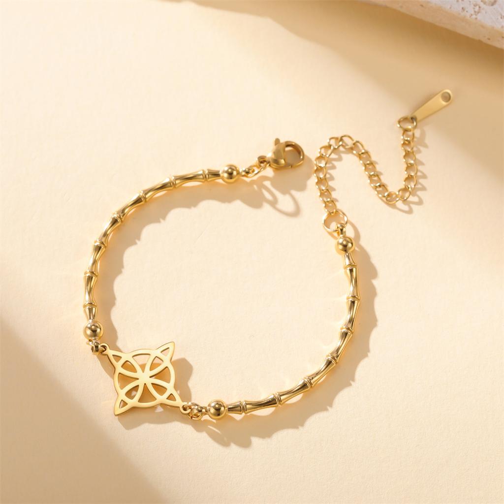  Classic Witch Knot Bracelet for Women Stainless Steel Fashion Celtics Knot Bracelets Wicca Amulet Jewelry Gift Wholesale