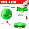 Durable Elastic Flying Saucer Bouncing Ball Dog Toy for Outdoor Activities And Exercise Fun Pet Playtime