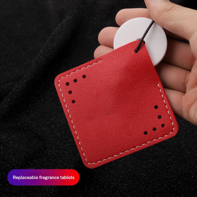 Car Aromatherapy Pendant Air Freshener Suede Decorative Hanging For Porsche Cayenne Panamera Macan 911 718 Taycan Boxster 918 EL7