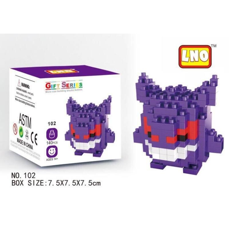 Pokemon Pikachu Series Diy Diamond Building Block Lego Toy Birthday Present