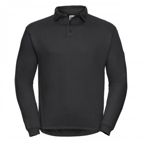 Russell Collection Mens Heavy Duty Collared Work Sweatshirt